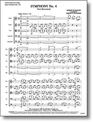 Robert Schumann - Symphony no. 4. First Movement