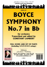 William Boyce - Symphonie no.7 in Bb