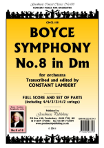 William Boyce - Symphonie no.8 in D minor