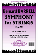 Bernard Barrell - Symphony no.1 for strings op.62