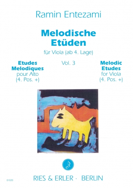 Ramin Entezami - Melodisch etuden Vol.3 for Viola