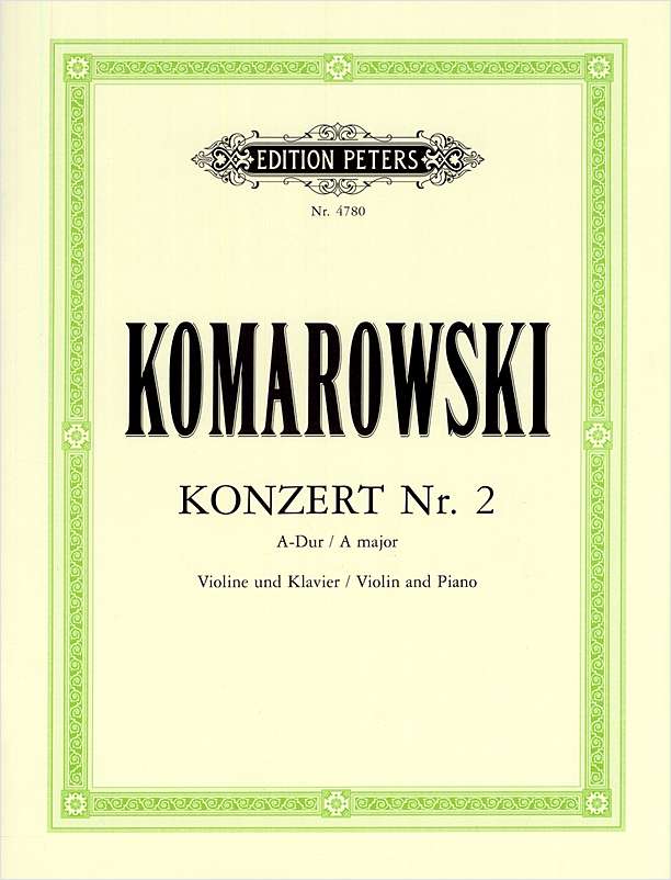 Anatoli Komarowski - Konzert Nr. 2 in A