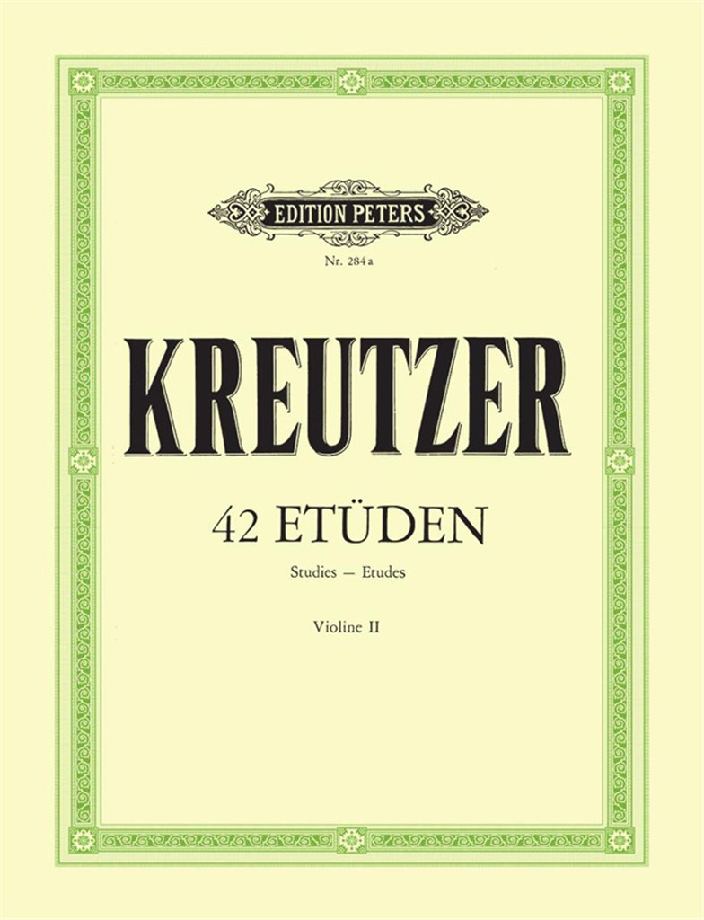 Rodolph Kreutzer - 42 Etuden Violin 2
