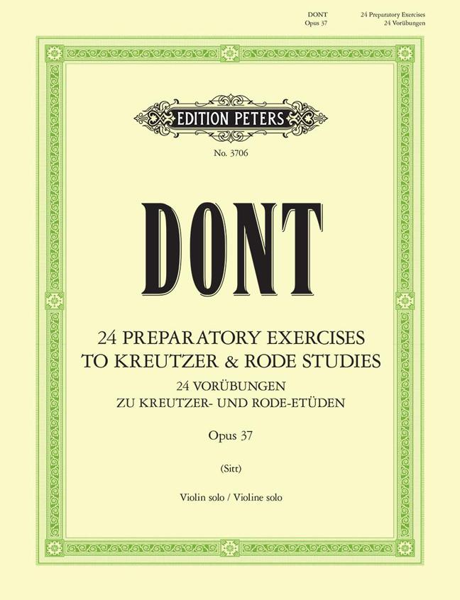 24 Prepatory Exercises to Kreutzer & Rode Op.37