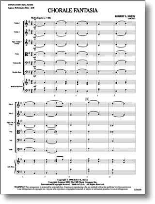Robert L. Simon - Chorale Fantasia