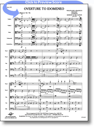 Wolfgang Amadeus Mozart - Overture to Idomeneo