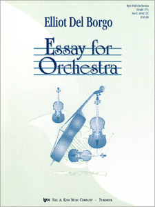 Elliot Del Borgo - Essay for Orchestra