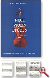 Robert Pracht - Neue Violin Etüden vol.1 Violine 2
